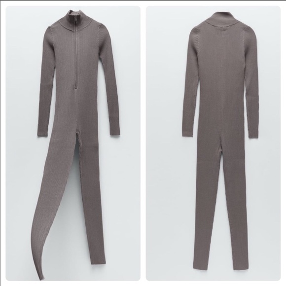 ZARA LIMITED EDITION KNIT JUMPSUIT - Picture 3 of 6